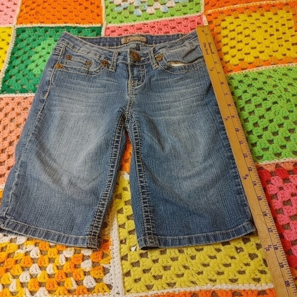 YMI Jeans Size 0 Capri Jean Blue Summer Time Casual - Picture 4 of 9
